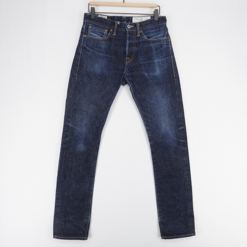 Rogue Territory RGT Stanton Jeans Mens 29 Blue Selvedge Slim Button Fly Japanese